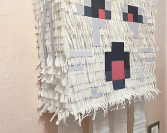Piñata - Piñata Ghast personalizada - Minecraft - CUMPLEAÑOS - FIESTA