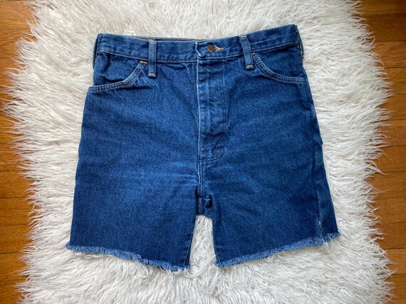 RUSTLER Vintage 70s Cutoff Denim Shorts / 29 Waist Slim | Etsy