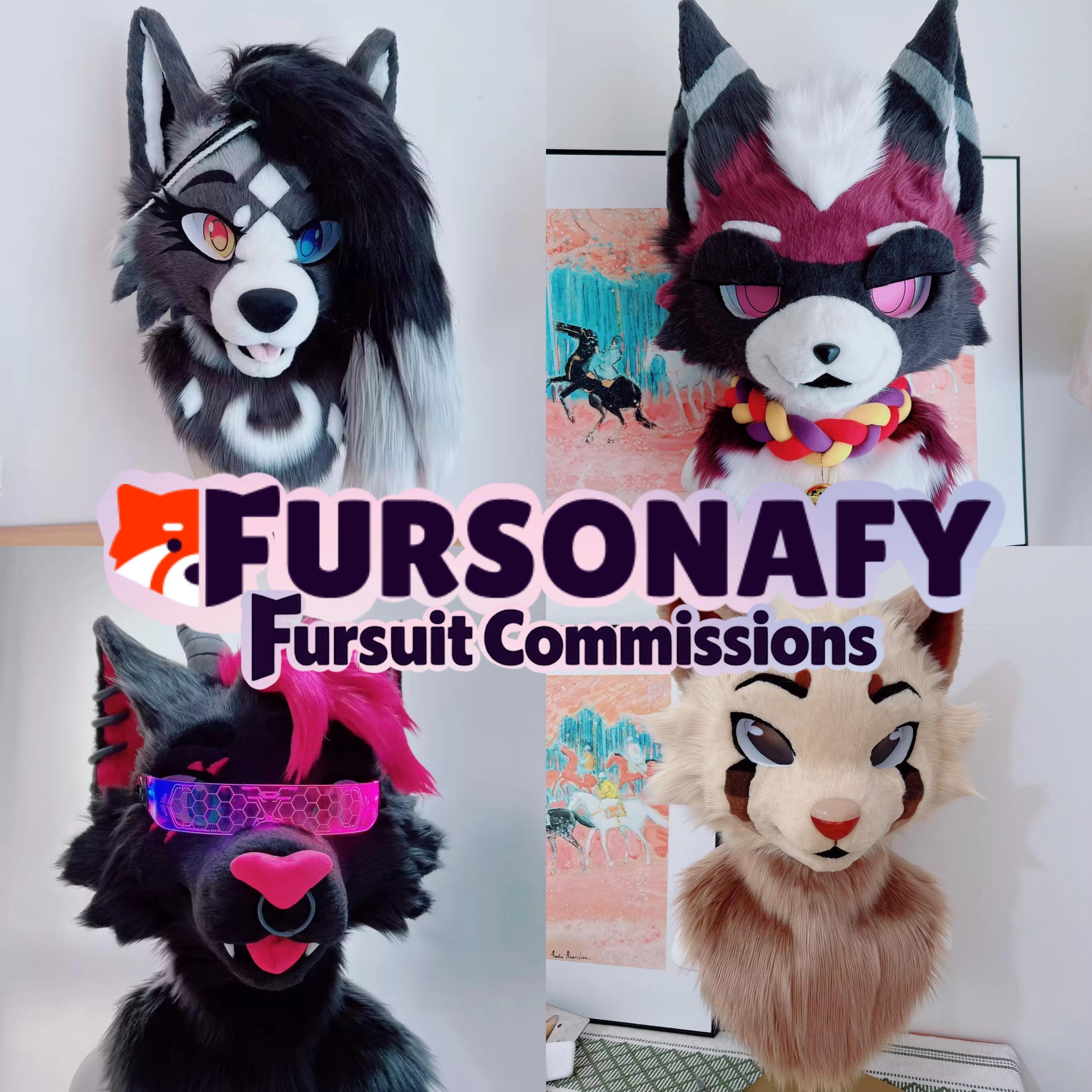 Protogen fursuit head - Etsy 日本