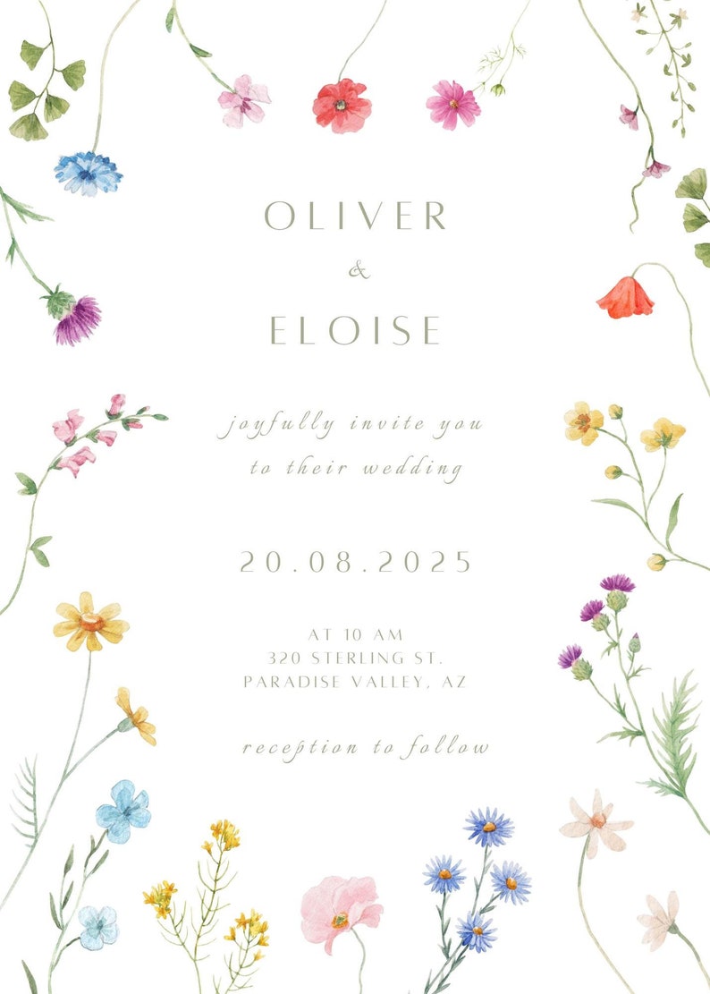 Elegant Custom Invitation Templates Digital Invitations Wedding & Event