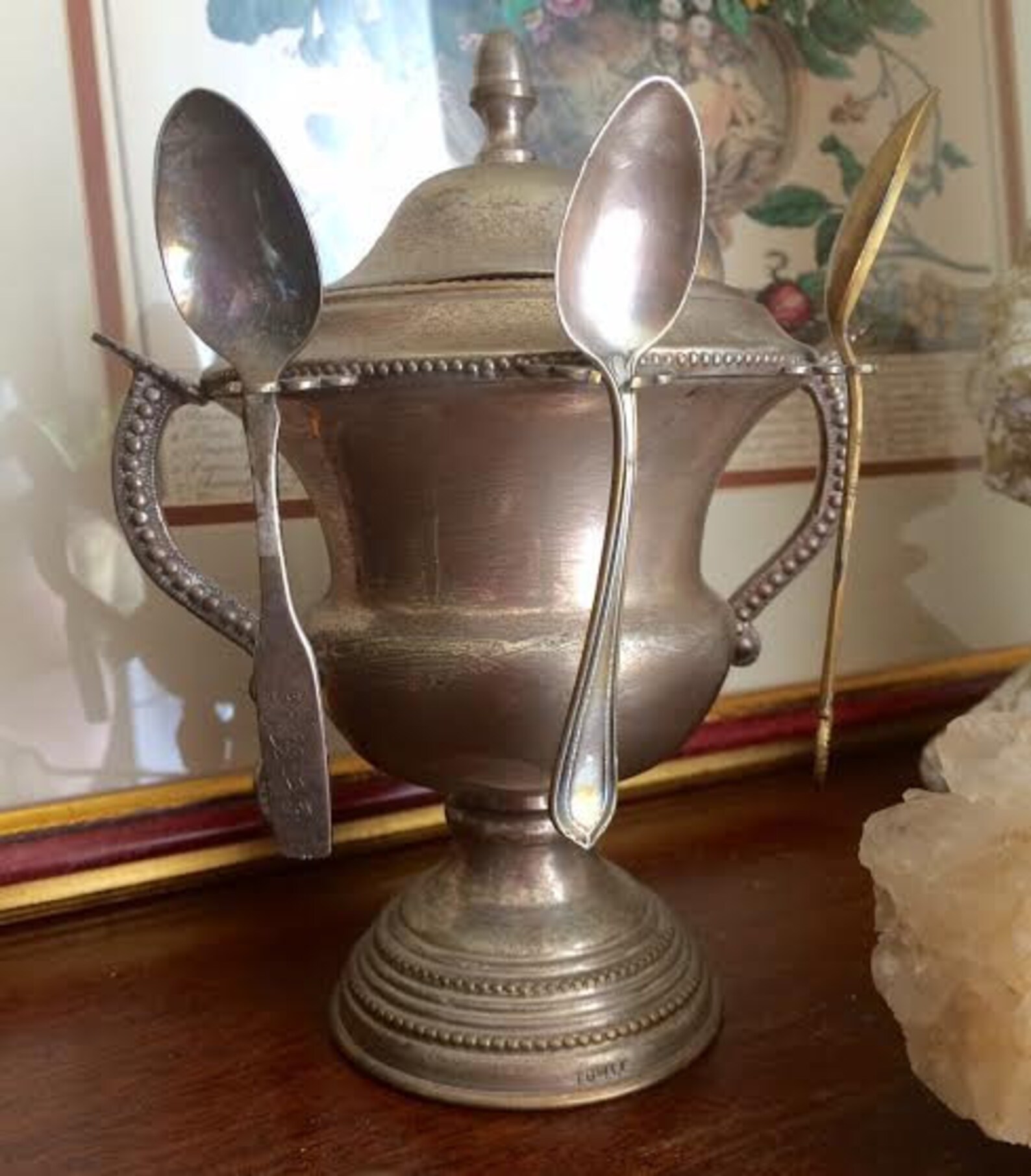 Vintage Collectible Victorian Spoon Holder and Sugar Bowl Etsy