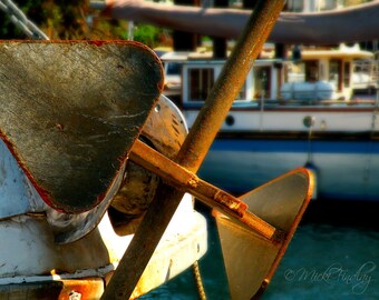 Anchors Away - Digital Art Download - Nautical - Nanaimo Harbour