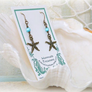 Starfish Drop Earrings image 4