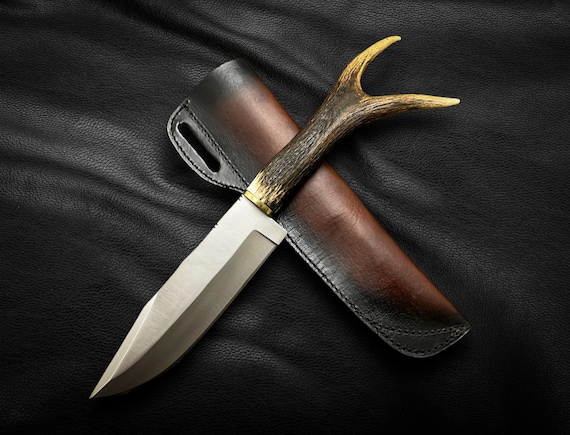 Handmade D2 Steel Bowie Knife: Legend of The Fall Movie Replica with Leather Sheath