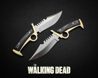 Daryl Dixon Knife Replica | High-Carbon Steel, Leather Sheath
