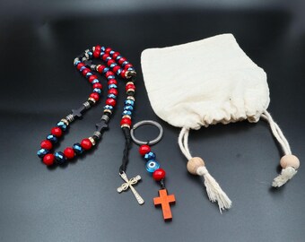 Catholic rosary,hand made,Crystal bead rosary,spiritual,prayer,protective,meditation