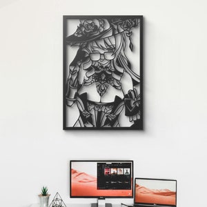 Unique Anime Metal Wall Decor - Anime Wall Art, Perfect Christmas Gift!  Aesthetic wall art for Your Room