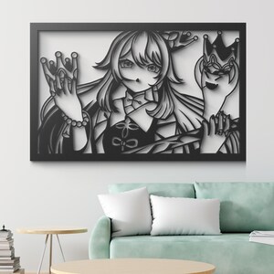 Unique Anime Metal Wall Decor - Anime Wall Art, Perfect Christmas Gift!  Aesthetic wall art for You Room