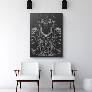Decorazione da parete in metallo unica - regalo perfetto! Arte murale estetica per la tua stanza