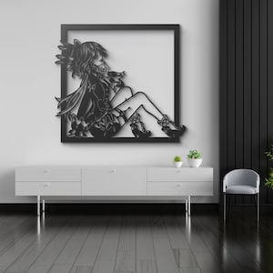Unique Anime Metal Wall Decor - Anime Wall Art, Perfect Christmas Gift!  Aesthetic wall art for You Room