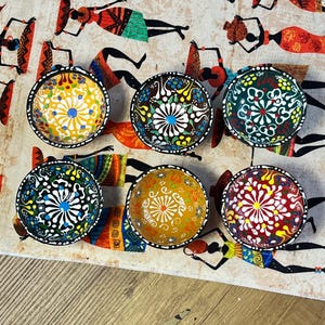 Sauce and Kitchen Bowls Hand Painted,Mini Bowl As a Gift,Chic Handmade Colorful Ceramic Bowls,Traditional Ceramic Snack Dish,Artistic Bowls