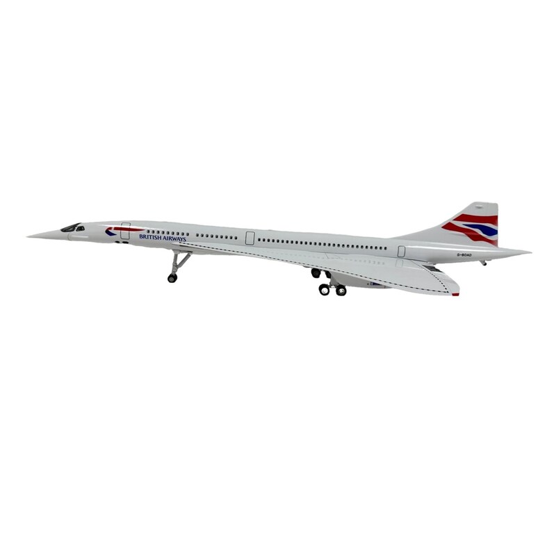 Concorde British Airways BA Modelo Regalo a Gran Escala con Soporte ...