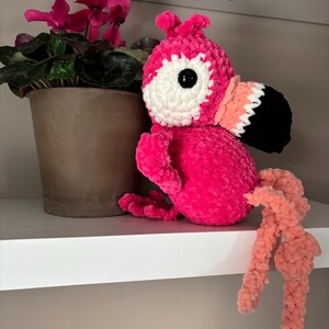 Flamingo plushie
