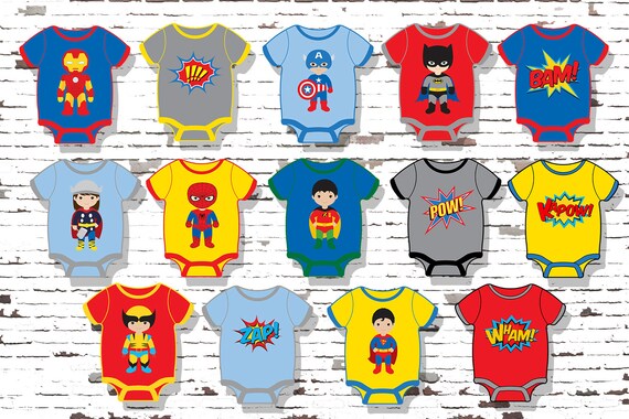 superhero onesies baby