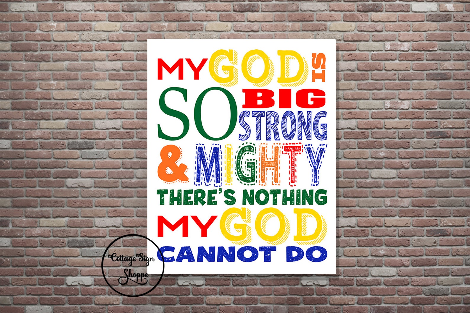 My God Is So Big So Strong And So Mighty
