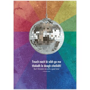 Ne me menacez pas de passer un bon moment ! Lot de 10 cartes de voeux arc-en-ciel