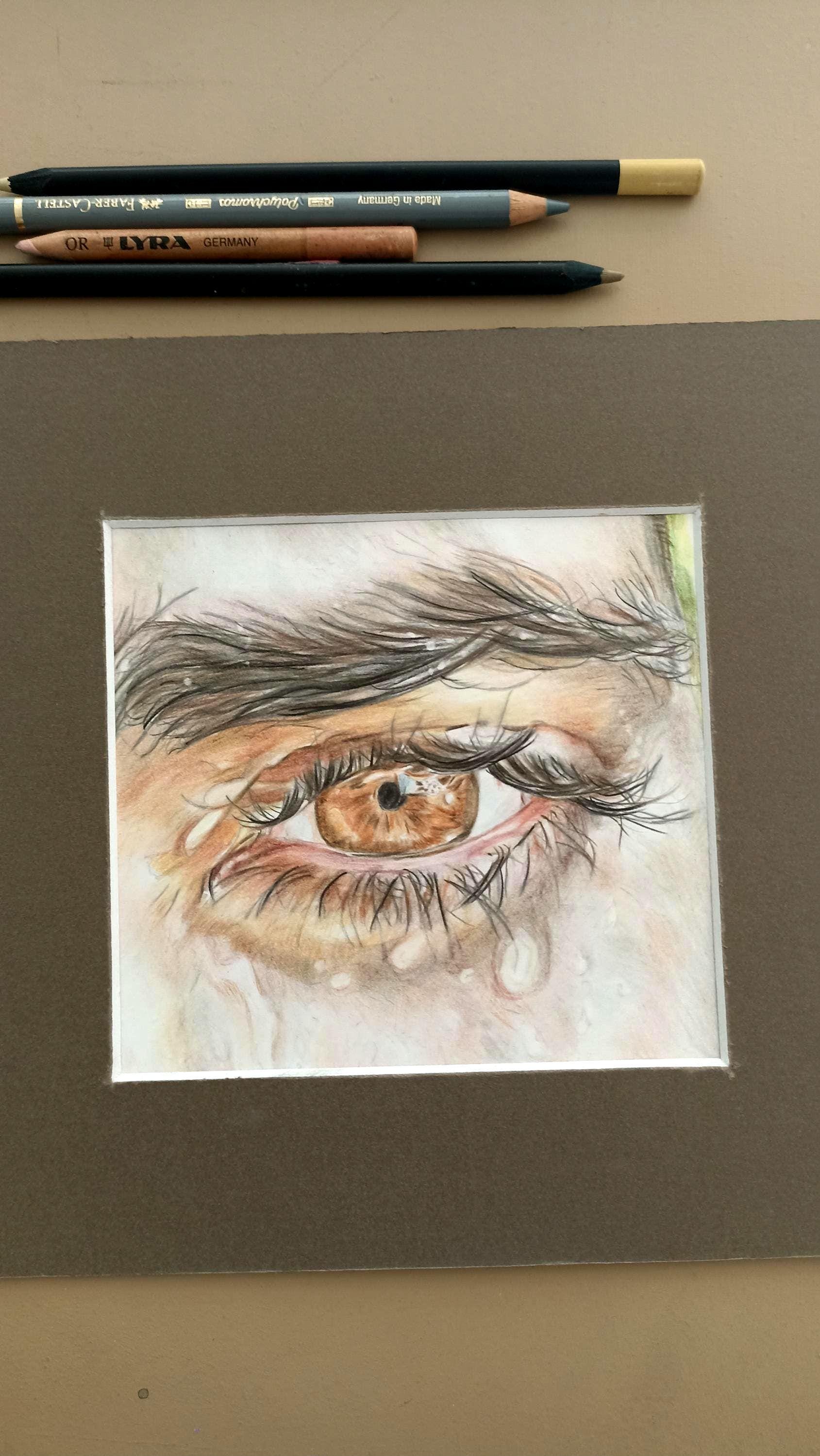 Pencil Artwork of an Eye - Etsy