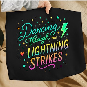 Dancing Through The Lightning Strikes PNG, The Life Of A Showgirl  , But Now The Sky Is Opalite , Digital Download