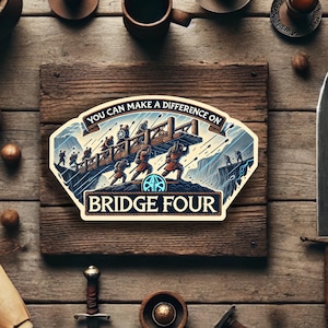 BRIDGE FOUR - Archives Stormlight - Chemin des rois - Sticker vinyle