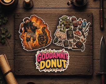 DUNGEON CRAWLER CARL - Bundle and Individuals - Vinyl Sticker