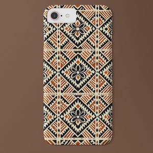 Samoan Tapa Pattern Phone Case | Polynesian Tribal Design