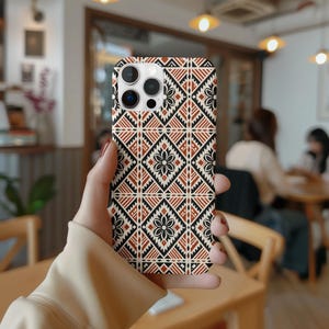 Samoan Tapa Pattern Tough Cases | South Pacific Phone Case