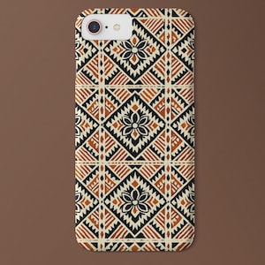 Samoan Tapa Pattern Phone Case | Polynesian Tribal Design