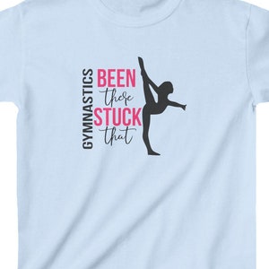 Gymnastics Kids Heavy Cotton Tee Gymnastics Design for Mom Girl Instructor Teenager Gymnastics Gift