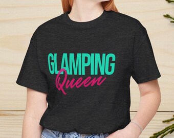 Glamping Queen Camping Shirt Women RV Shirt Camping Gift Camper Shirt Travel Shirt Road Trip RV Gift RV Camping Shirt Funny Camping shirt
