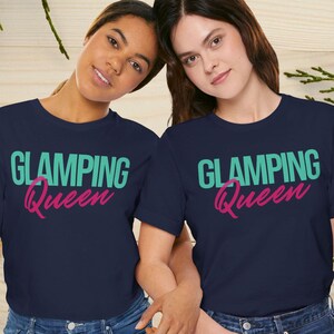 Women Camping Shirt Glamping Queen RV Shirt Vacation Gift Camper Shirt Travel Shirt Road Trip RV Gift RV Camping Shirt Queen of the Camper
