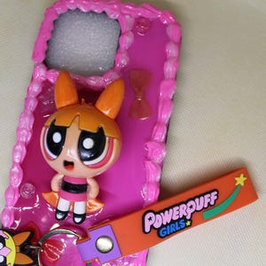 iPhone 15 pro Max Blossom from Powerpuff girls phone case