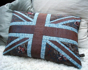 Union Jack Cushion pdf Pattern - Keep Calm - Digital Sewing Tutorial - Patchwork Flag Cushion - British Flag Pillow - VE Day Anniversary