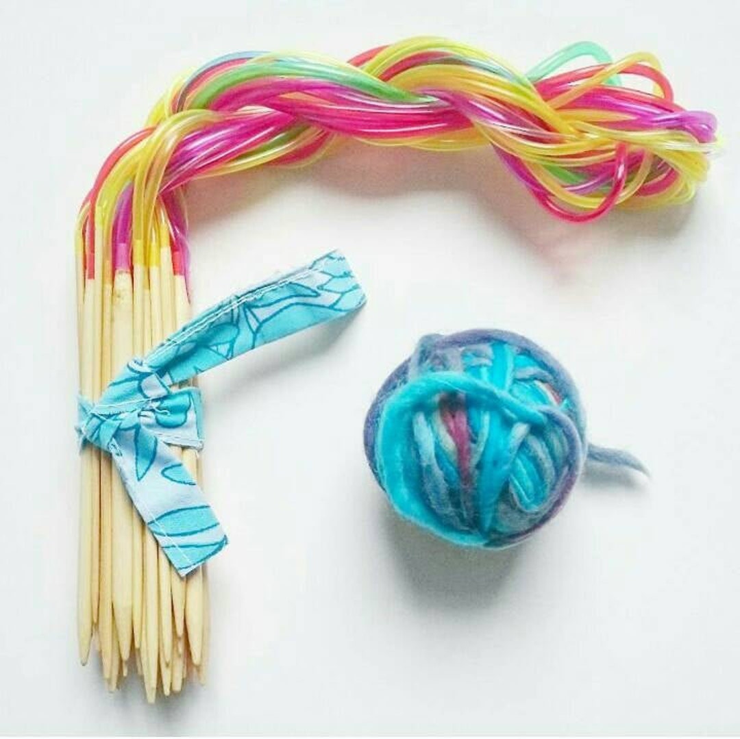 Circular Knitting Needles Set of 18 Bamboo Circular Etsy