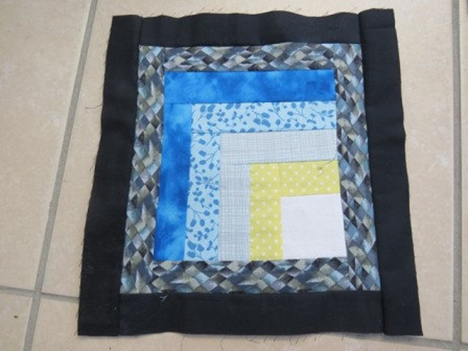 Log Cabin Tunnels on Point Quilt Pattern Digital 70 Etsy
