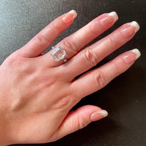 Rock Crystal Quartz ring