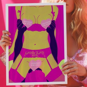 Colorful Sex Position Pop Art | Digital Art Print