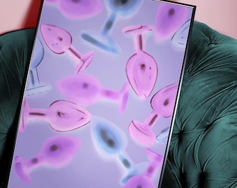 Butt Plug Pop Art | Digital Art Print