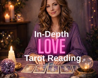 Leitura de Tarot do Amor Detalhada - Leitura Psíquica do Amor - Leitura de Relacionamento - Leitura Telepática - Leitura de Tarot do Amor