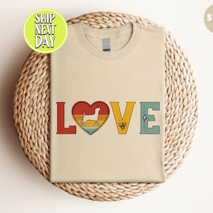 Love Themed Dog Valentines Day T-shirt, Pet Lover Gift, Jack Russell Terrier Dog Shirt, Dog Lover Gift for Dog Mom, Jack Russell Dog -VD009