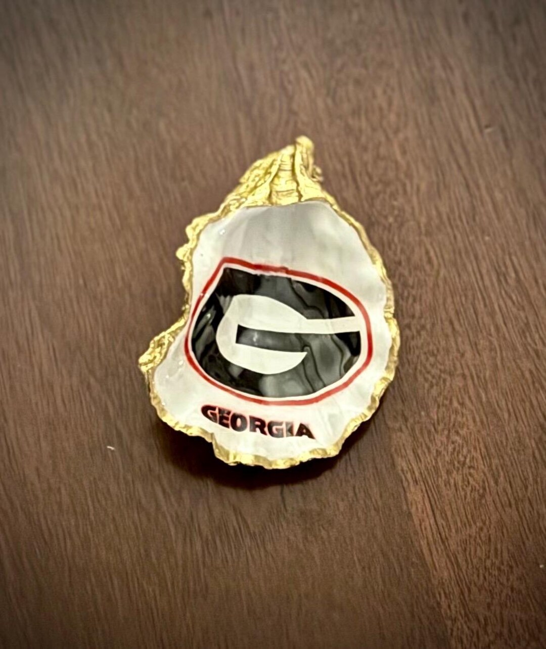 Uga Shells Oyster Shell Jewelry Dish - Georgia Bulldogs - Etsy