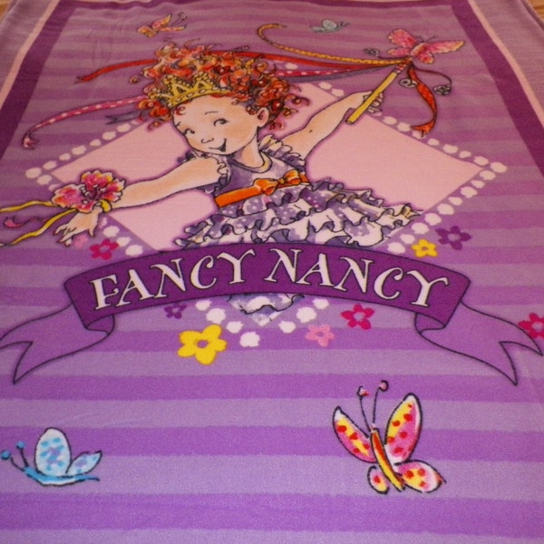 Fancy Nancy Fleece Throw Blanket