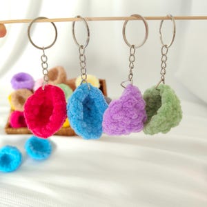 Porte-clé Fidget au crochet, Perles de Fidget Fidget, Porte-clé Silent Fidget pour adultes, Fidgets maison arc-en-ciel