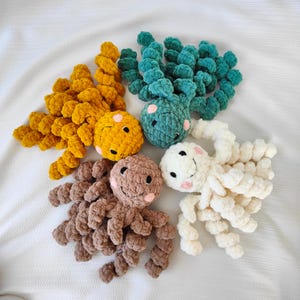 NICU Octopus Preemie Baby Gift · Crochet Snuggler Sensory Toy · Handmade Amigurumi Plush Newborn
