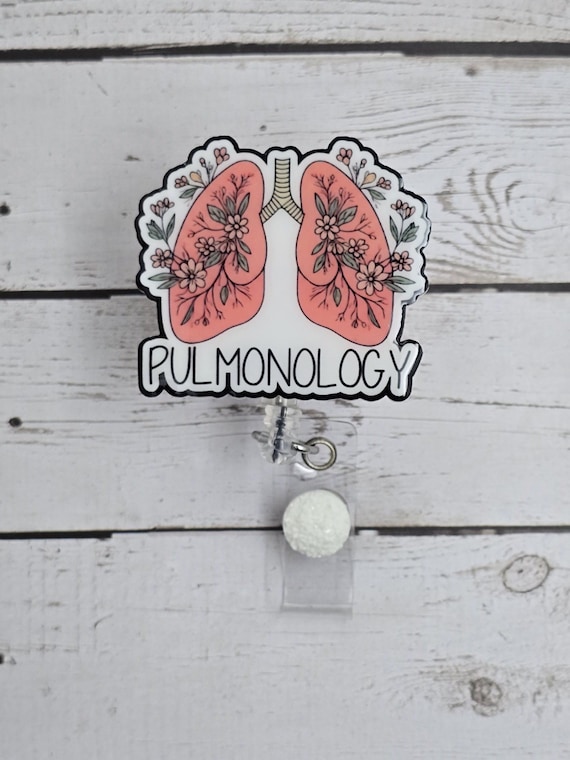 Pulmonology Lungs Badge Reel