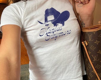 Role Model Baby Tee - Kansas Anymore Concert Shirt, Indie Pop Fitted Tee, Photo Booth Graphic Top, Y2K Music Fan Shirt