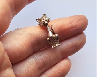 Cat pendant charm silver poss sterling vintage charms for bracelet sitting tall cheeky
