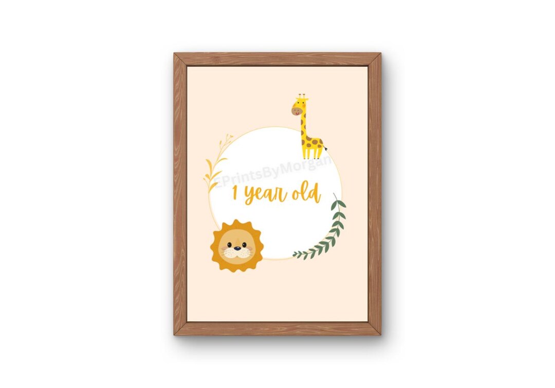 Baby Milestone Cards Baby Age Cards Baby Card Safari Baby Gift Baby Milestone Cards Baby Age Cards Baby Card Safari Baby Gift