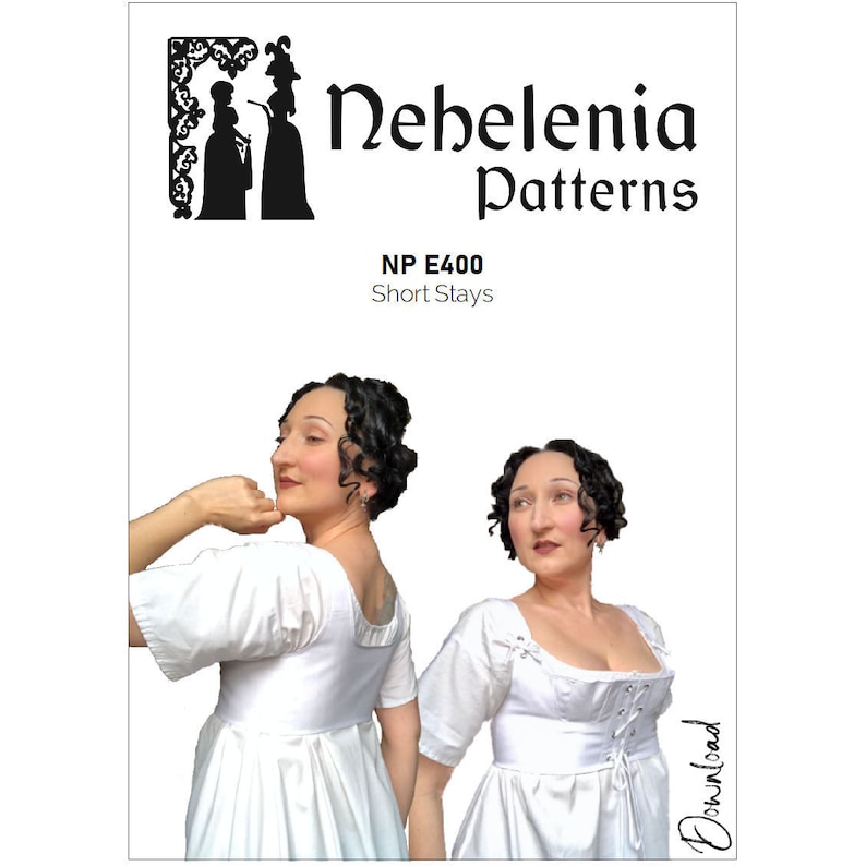Early 19th Century Regency Short Stays Pattern - PDF Download - Etsy
