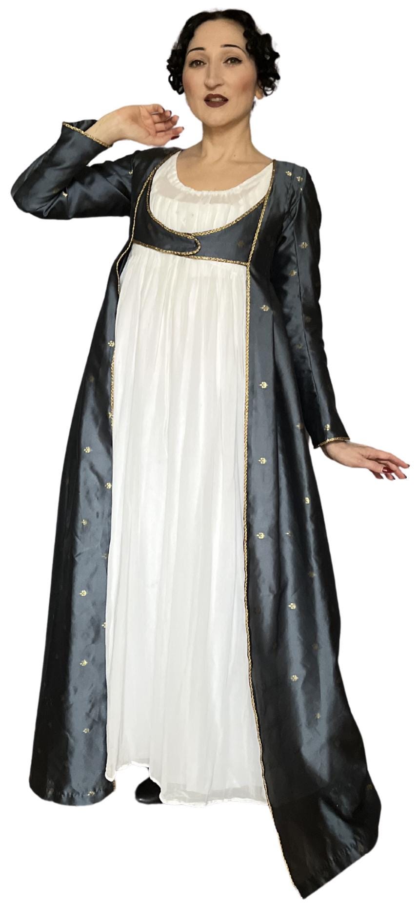 Regency Open Robe 1790-1805 Pattern - PDF Download - Etsy