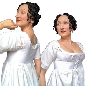 Early 19th Century Regency Short Stays Pattern